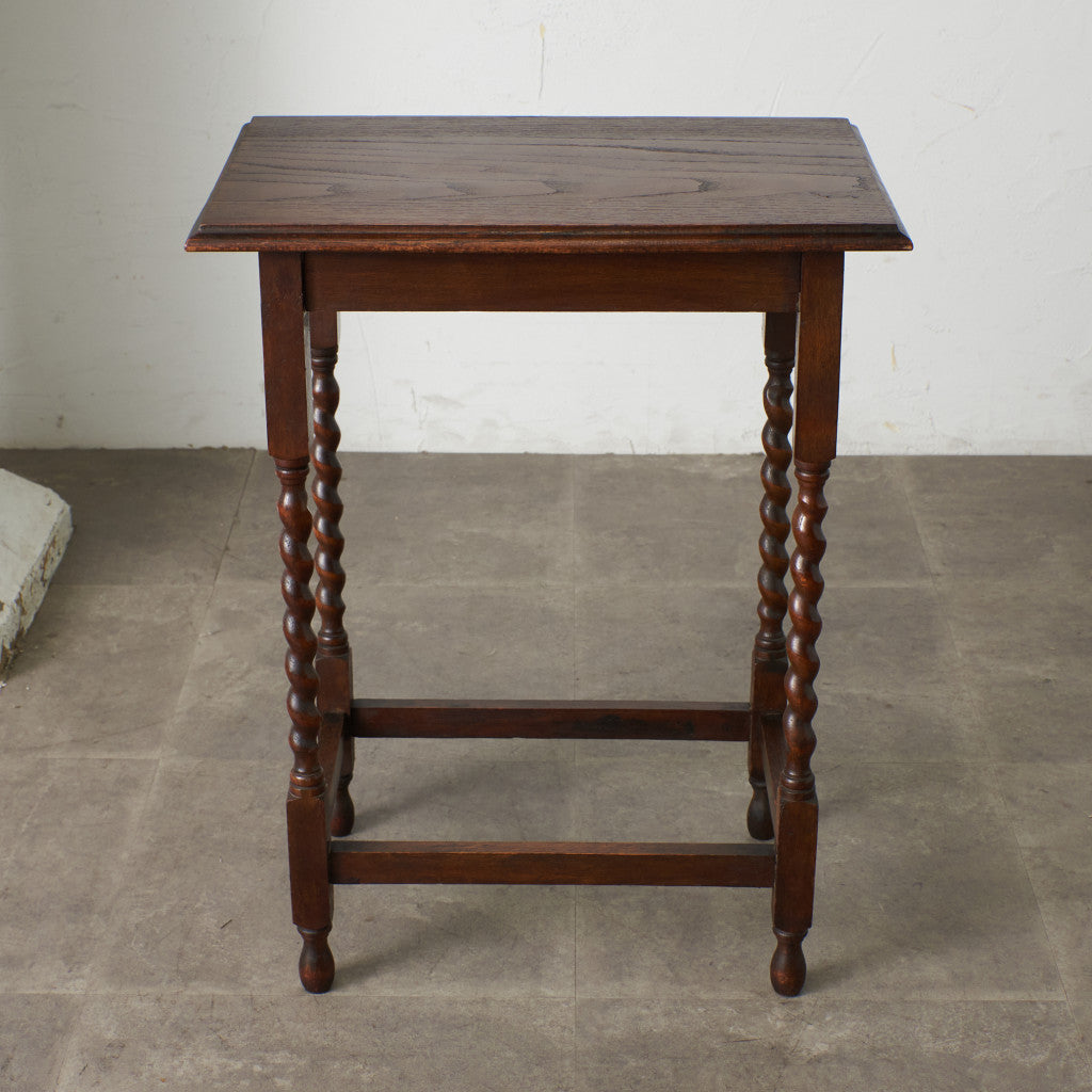 英国クラシック バーリーシュガーツイスト サイドテーブル