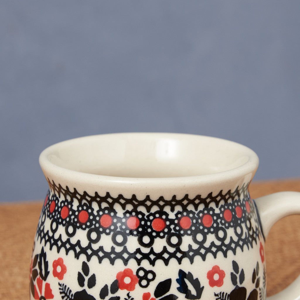 ポーリッシュポタリー マグカップ ブラック