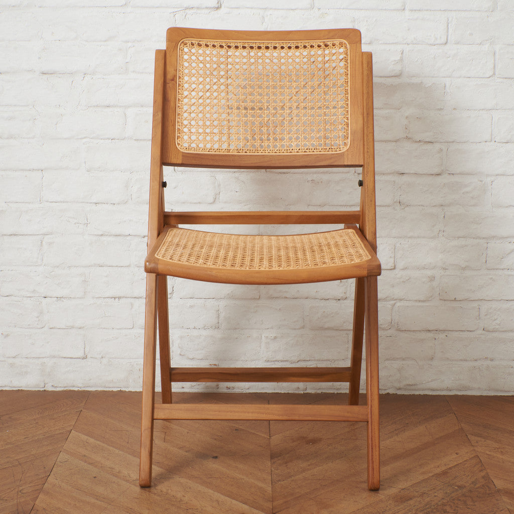 ラタン編み フォールディングチェア