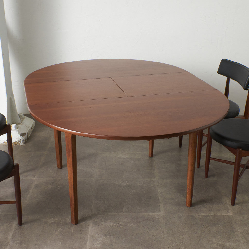 エクステンション ラウンド ダイニングテーブル