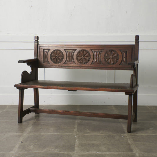 神戸洋家具 オーク材 ベンチ