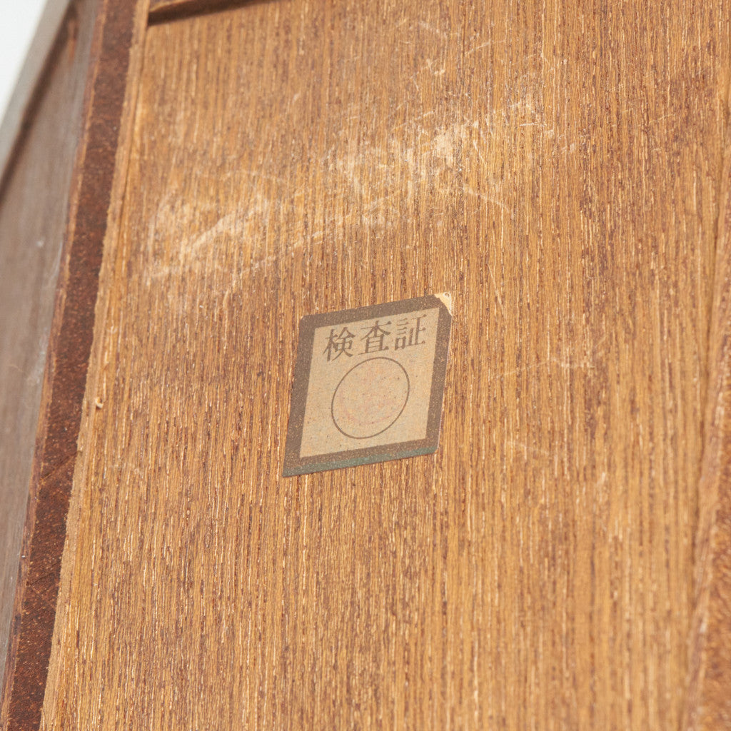 クラシック オーク材 コーナーキャビネット