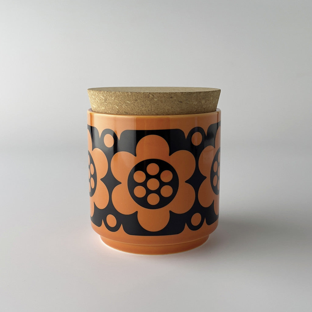 Hornsea x Magpie ストレージジャー Geo Flower Orange