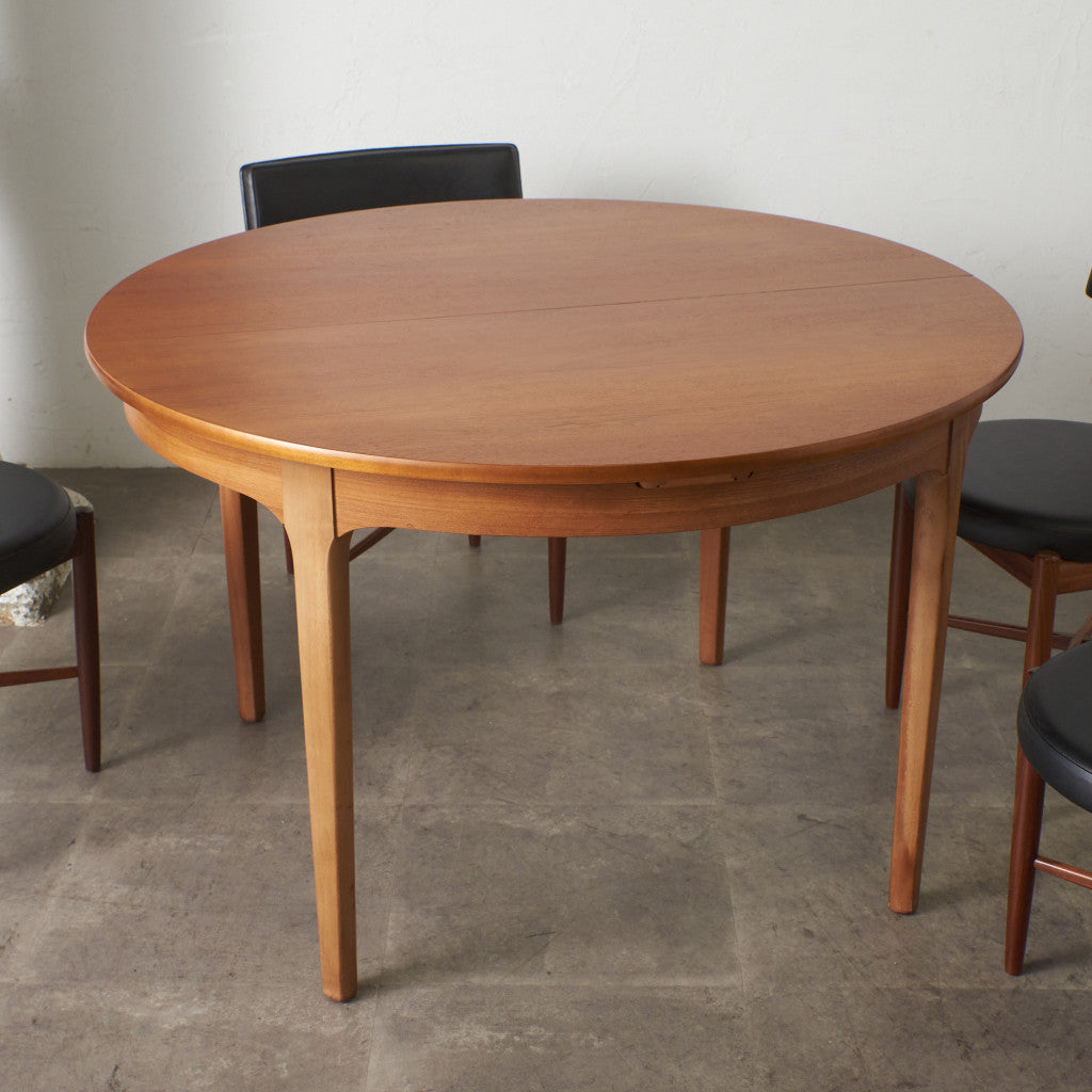 エクステンション ラウンド ダイニングテーブル