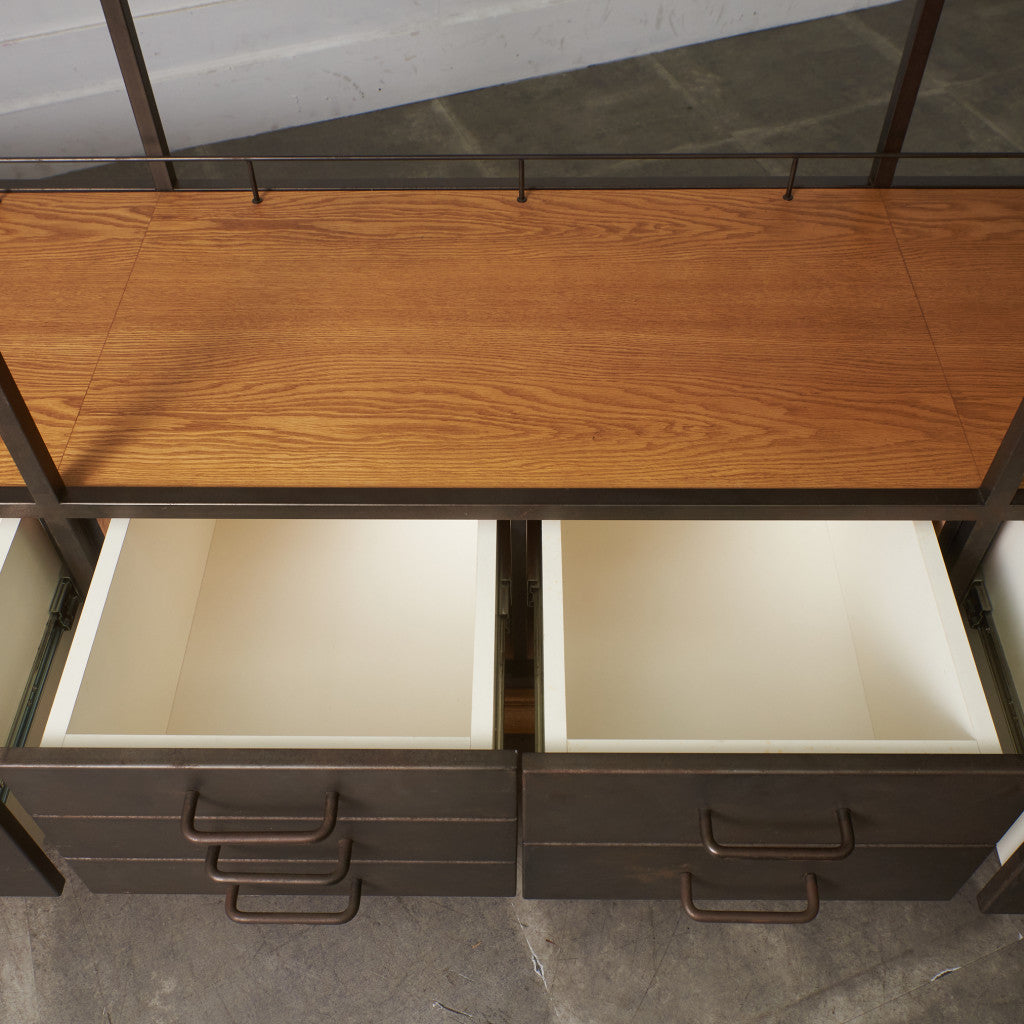 インダストリアル 金属x天然木 オープンシェルフ – rocca rocca