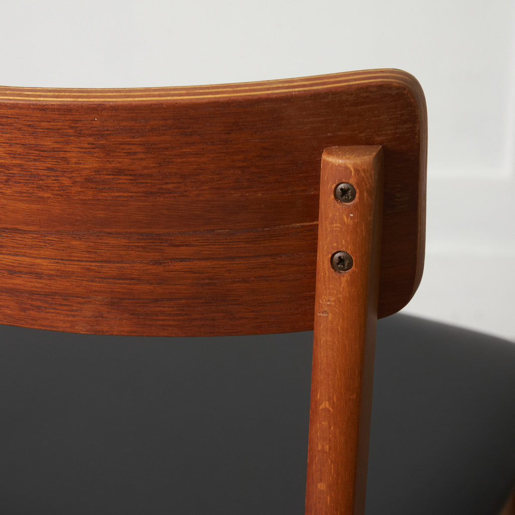 英国ヴィンテージ ダイニングチェア / 張替済