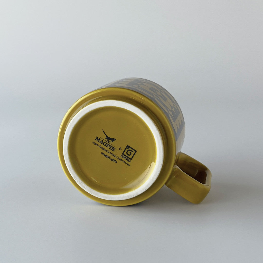 Hornsea x Magpie マグカップ Squarcles Chartreuse