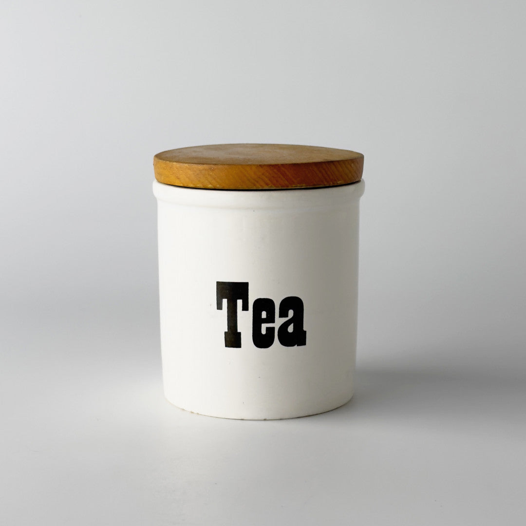 ヴィンテージ キャニスター "Tea"