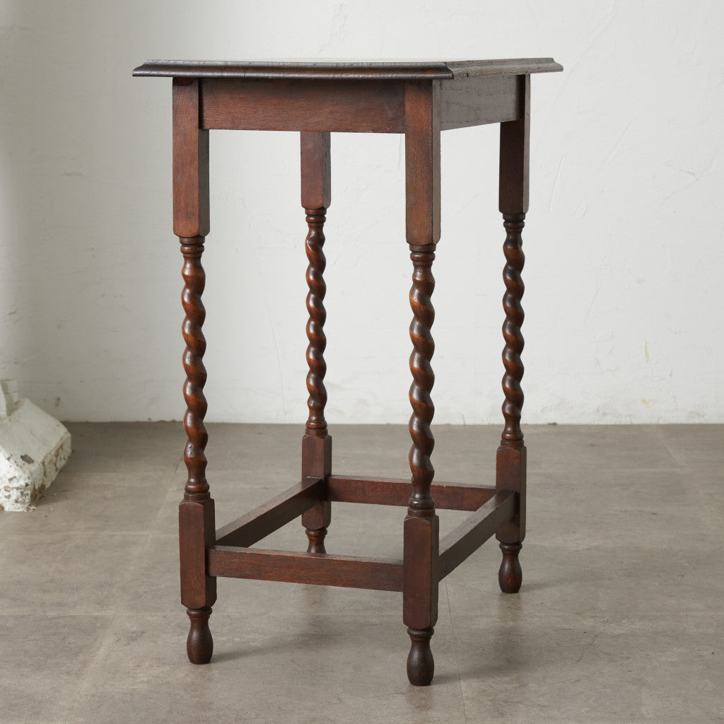 英国クラシック バーリーシュガーツイスト サイドテーブル