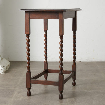 英国クラシック バーリーシュガーツイスト サイドテーブル