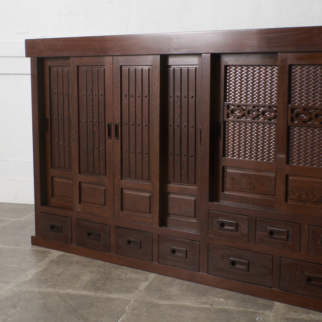 鉄刀木 水屋箪笥