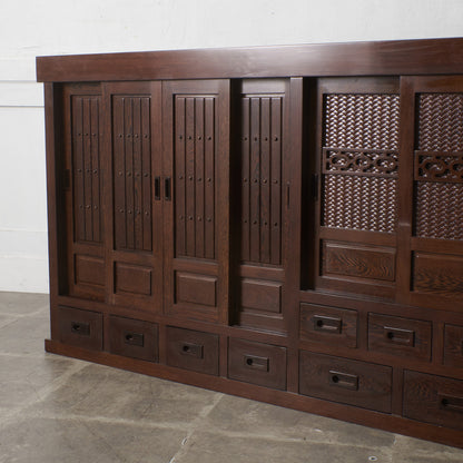 鉄刀木 水屋箪笥