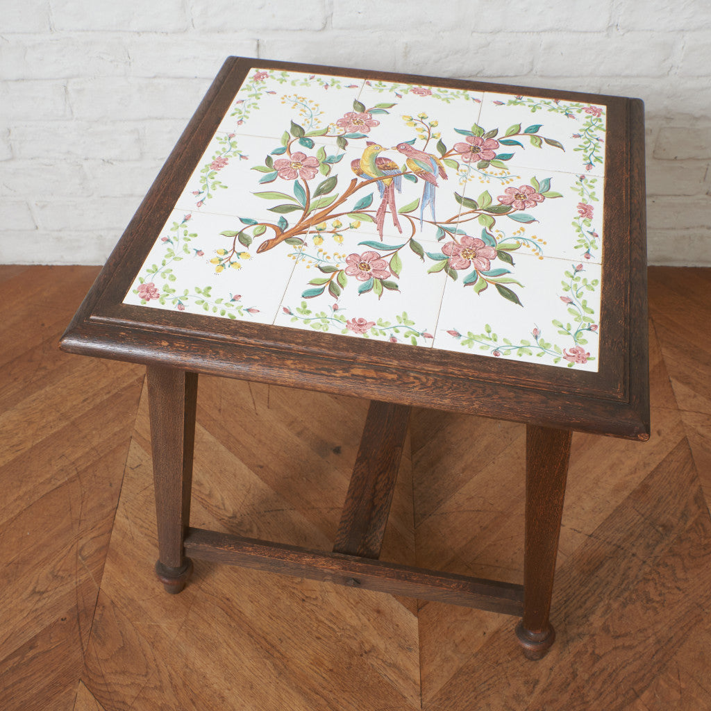 神戸洋家具 タイルトップ サイドテーブル｜rocca rocca