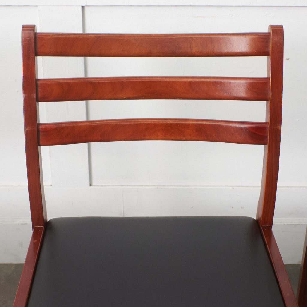 BRASILEIRA ダイニングチェア 4脚セット/ 張替済