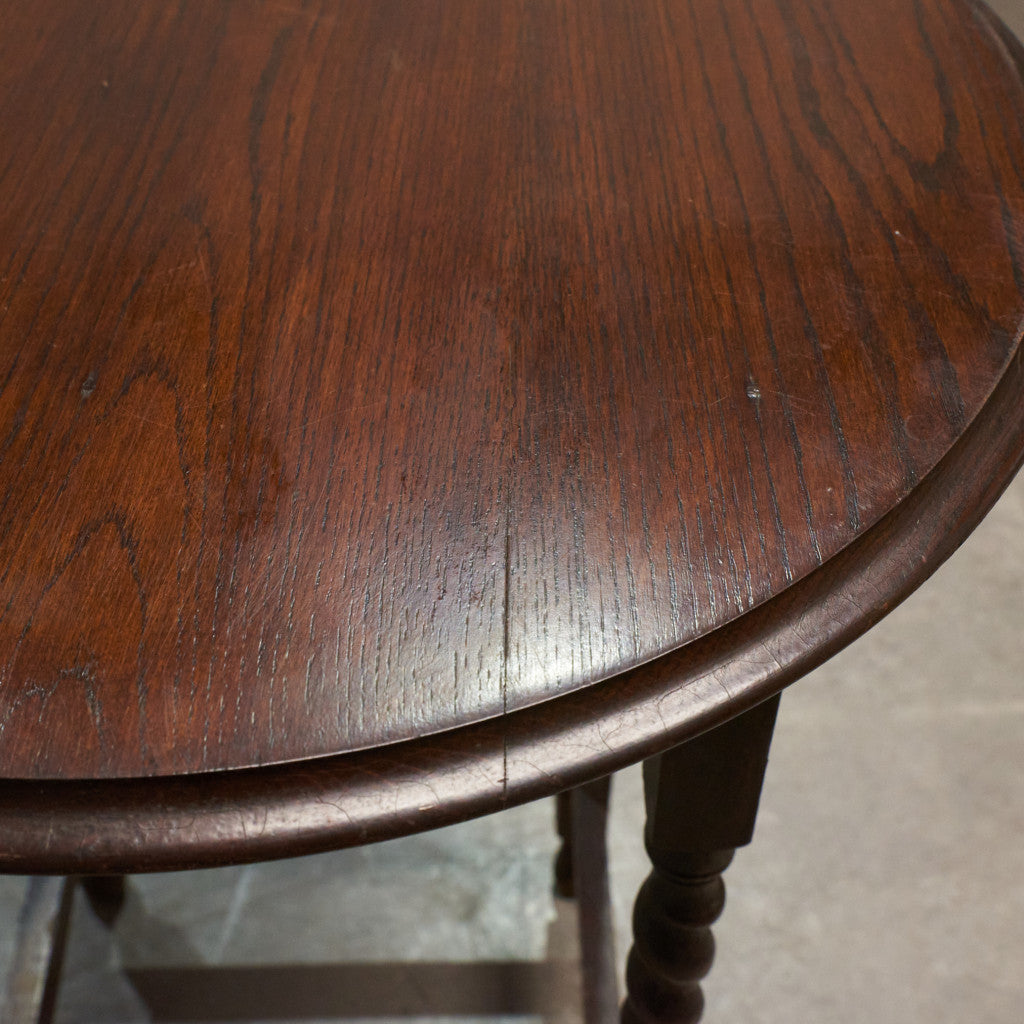 英国アンティーク バーリーシュガーツイスト サイドテーブル