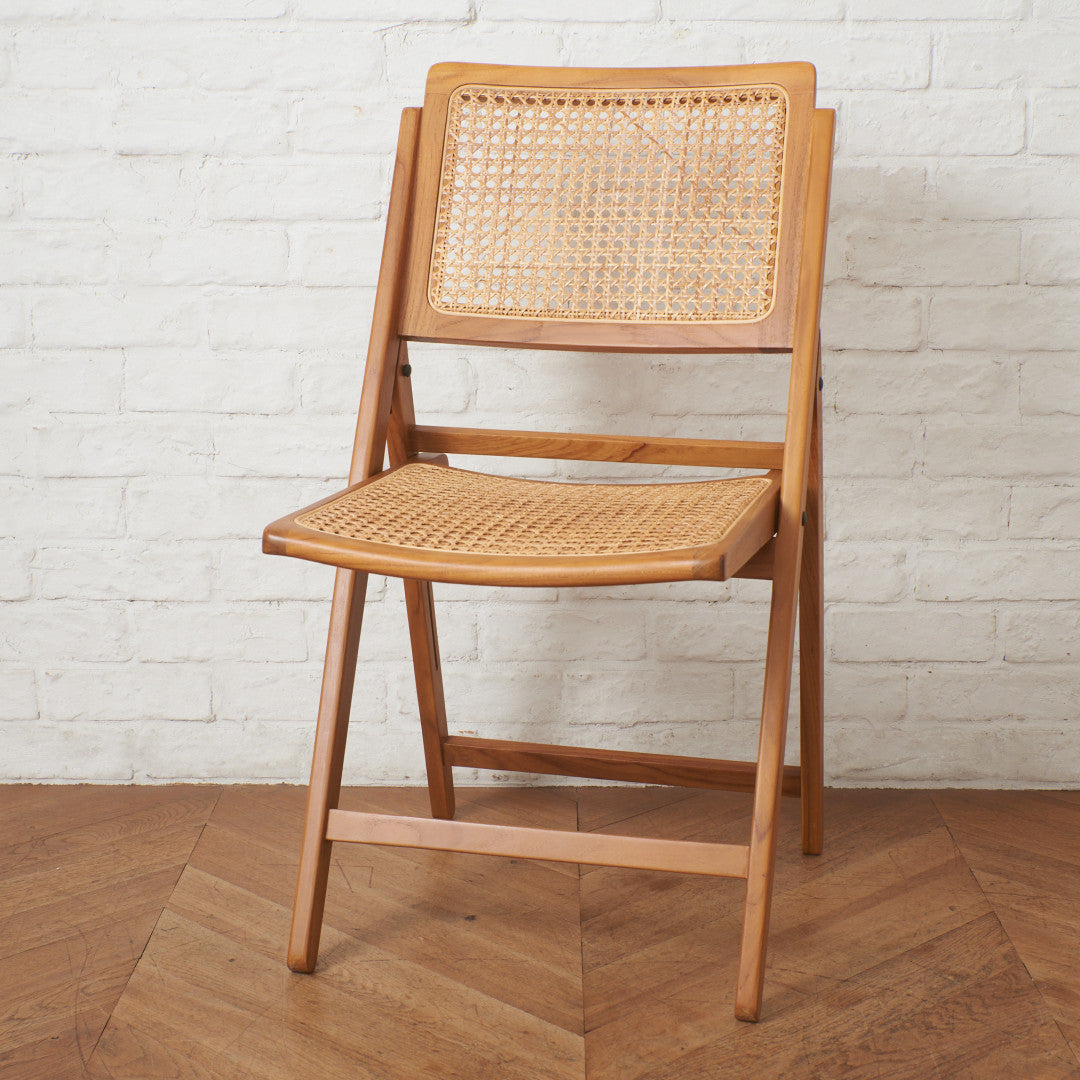 ラタン編み フォールディングチェア