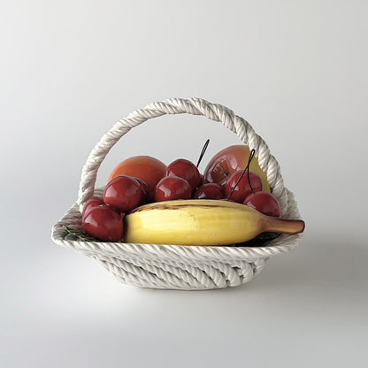 ヴィンテージ セラミック フルーツバスケット