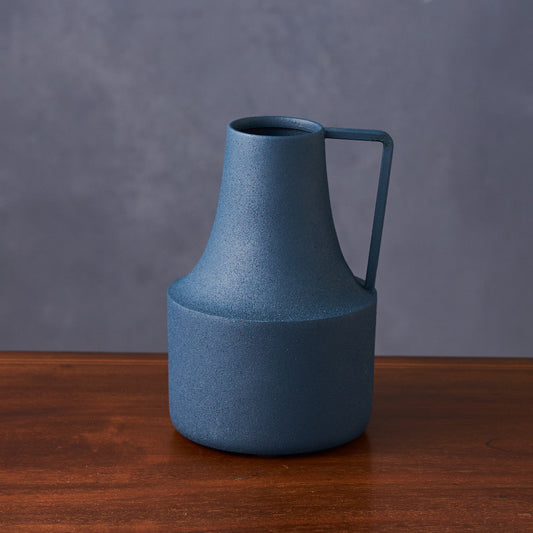 アイアンフラワーベース ダークネイビー