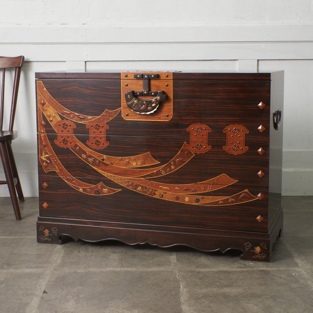 精密木象嵌 工芸チェスト｜rocca rocca