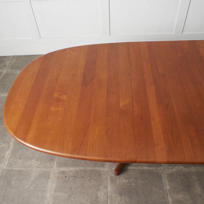 デンマーク エクステンション オーバルダイニングテーブル