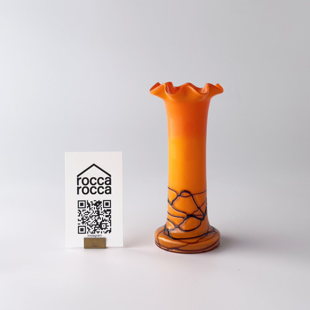 チェコ製 ヴィンテージ Tango タンゴ ガラスフラワーベース