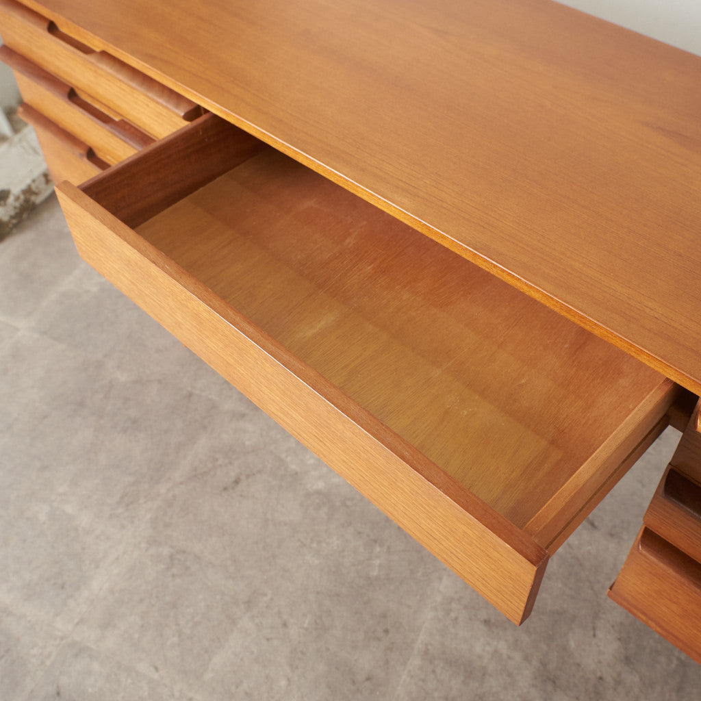 ヴィンテージ ドレッシングデスク / 両袖デスク