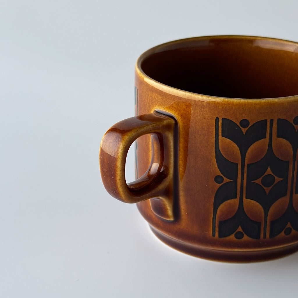 HEIRLOOM エアルーム カップ&ソーサー Autumn brown