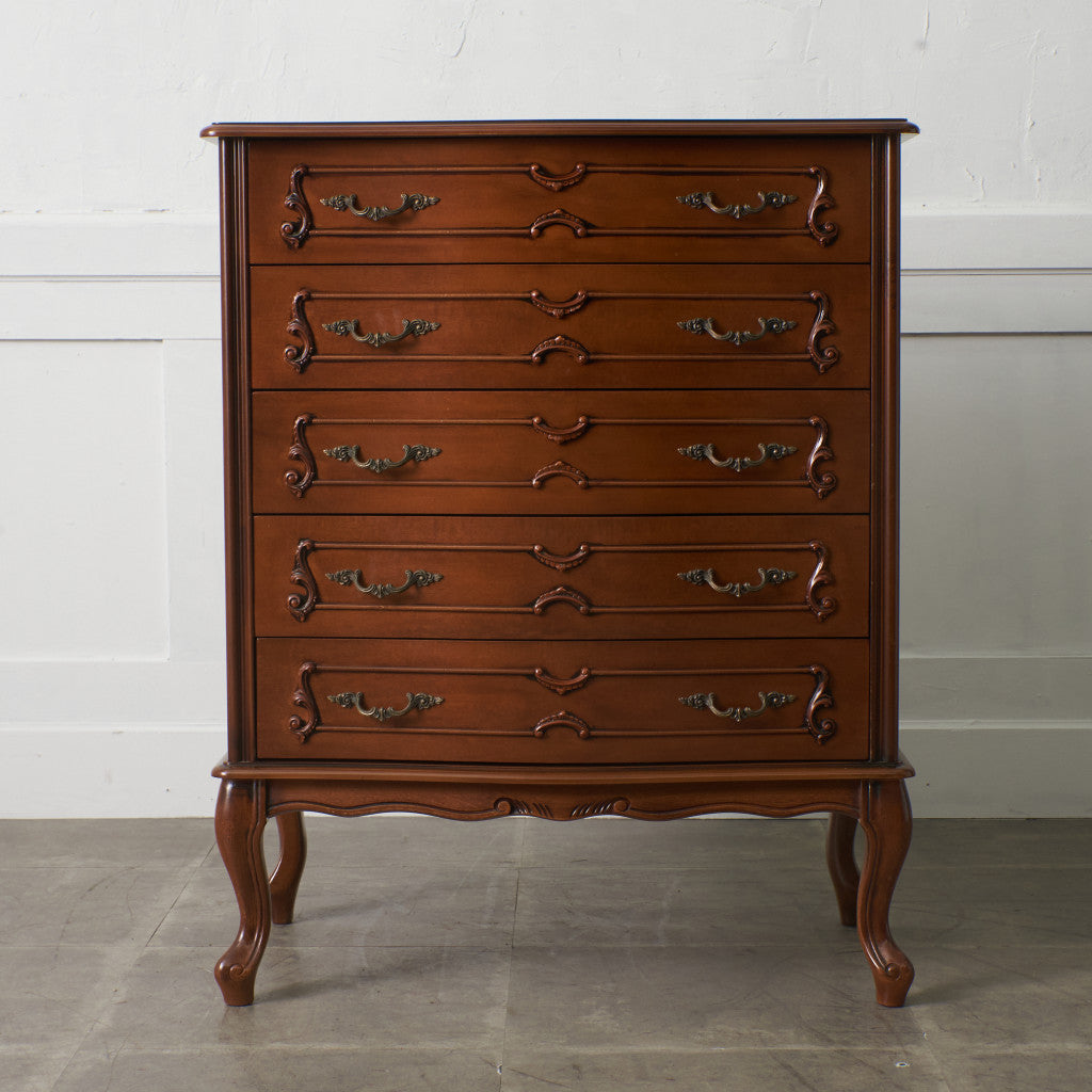 イタリア製 5段チェスト