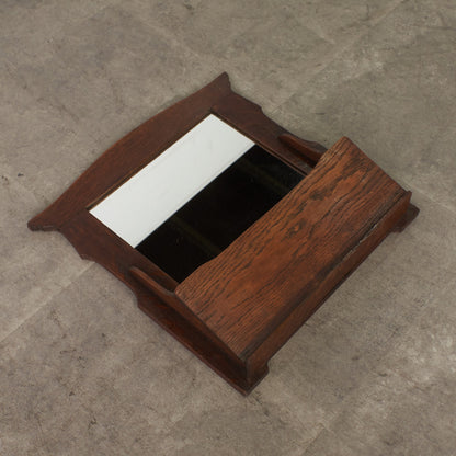 英国アンティーク アーツアンドクラフツ様式 ウォールミラー