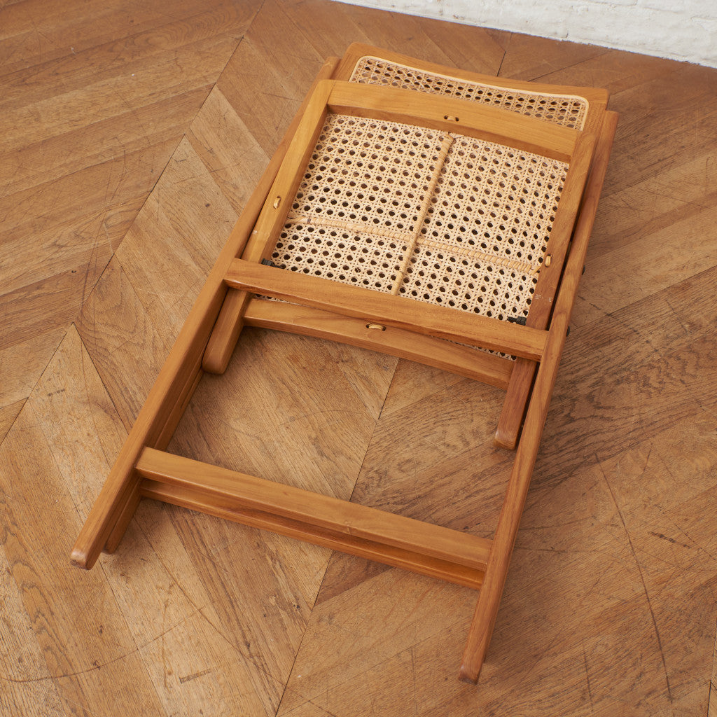 ラタン編み フォールディングチェア