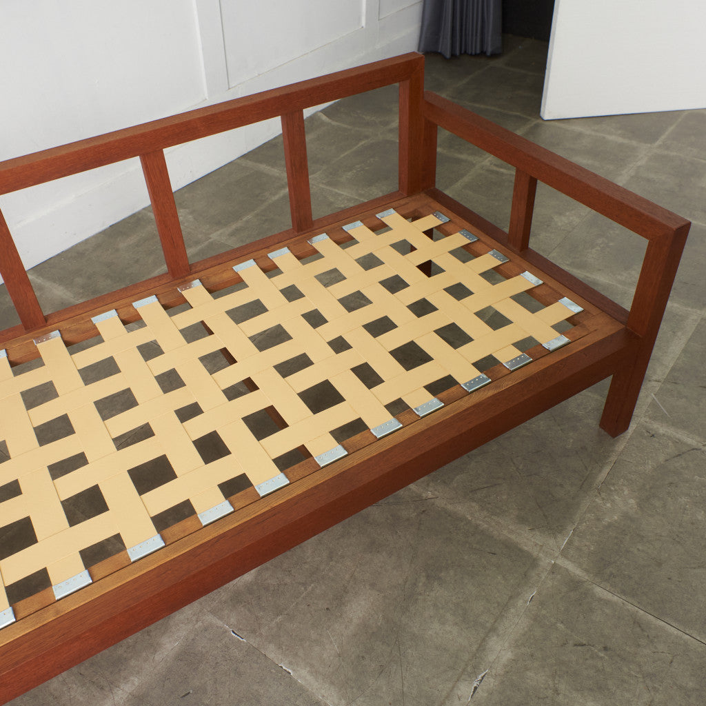 ヴィンテージ チーク材 3人掛けソファ