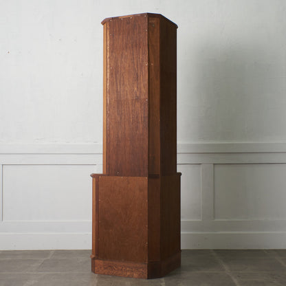 クラシック オーク材 コーナーキャビネット