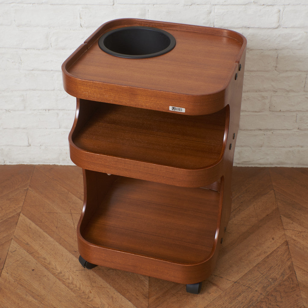 ヴィンテージ プライウッド キャスターワゴン