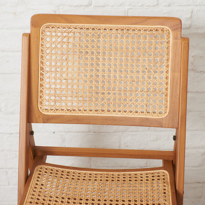 ラタン編み フォールディングチェア