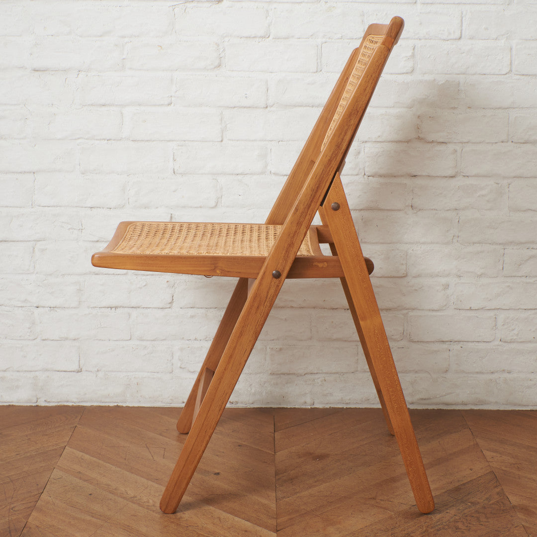 ラタン編み フォールディングチェア