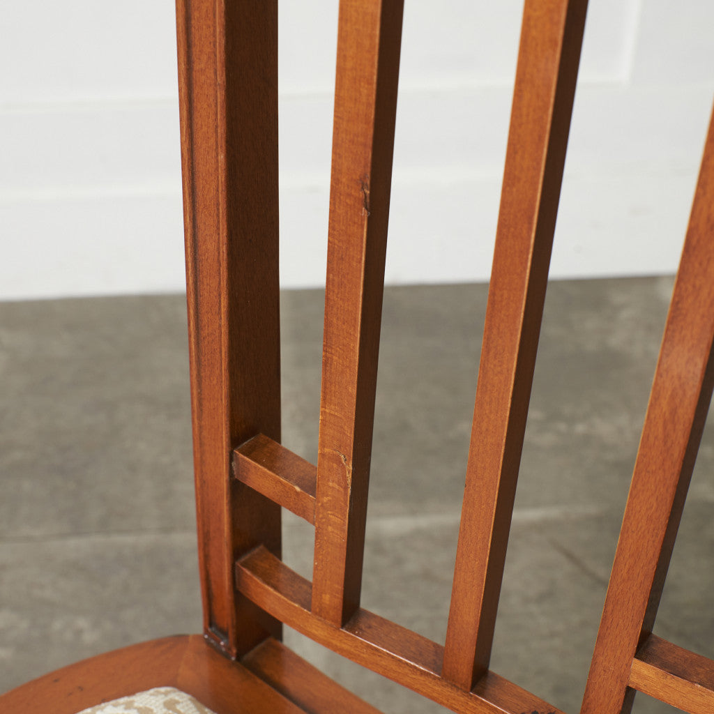 アールヌーボー ハイバックチェア / 張替済