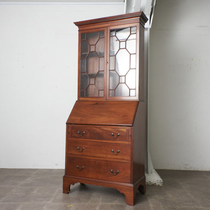 英国アンティーク エドワーディアン様式 ビューローブックケース