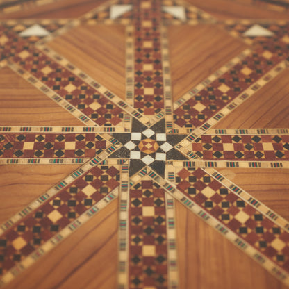 シリア製 寄木細工 サイドテーブル