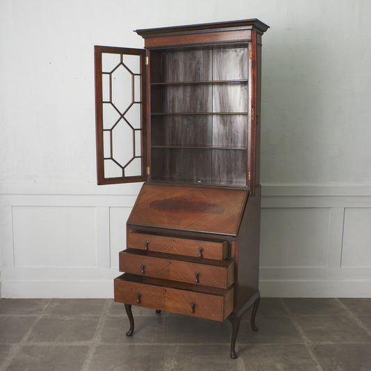 英国アンティーク ビューローブックケース