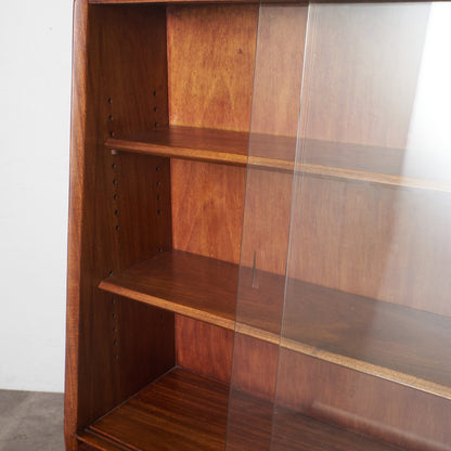 英国ヴィンテージ ガラスキャビネット