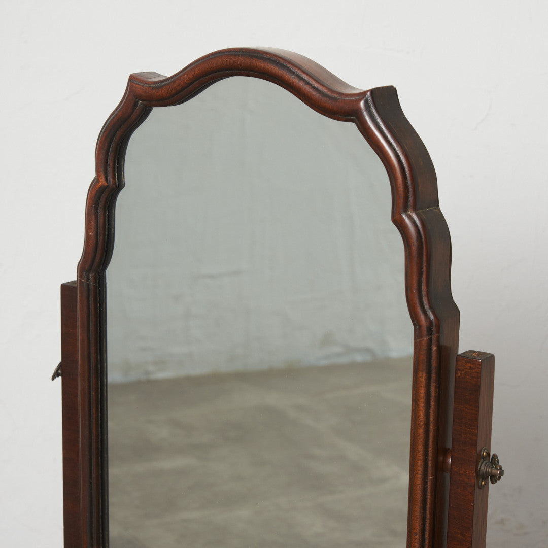 英国アンティーク マホガニー材 スタンドミラー｜rocca rocca