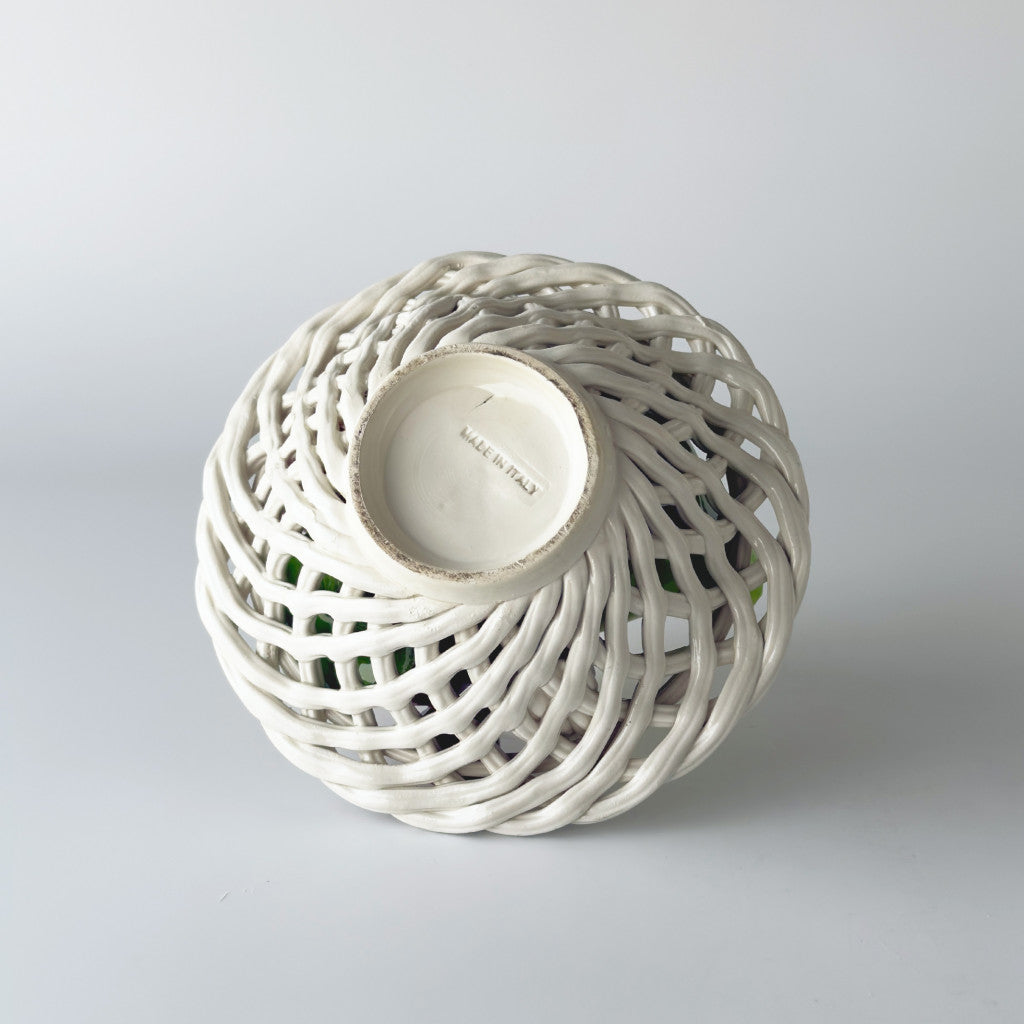 ヴィンテージ セラミック フルーツバスケット