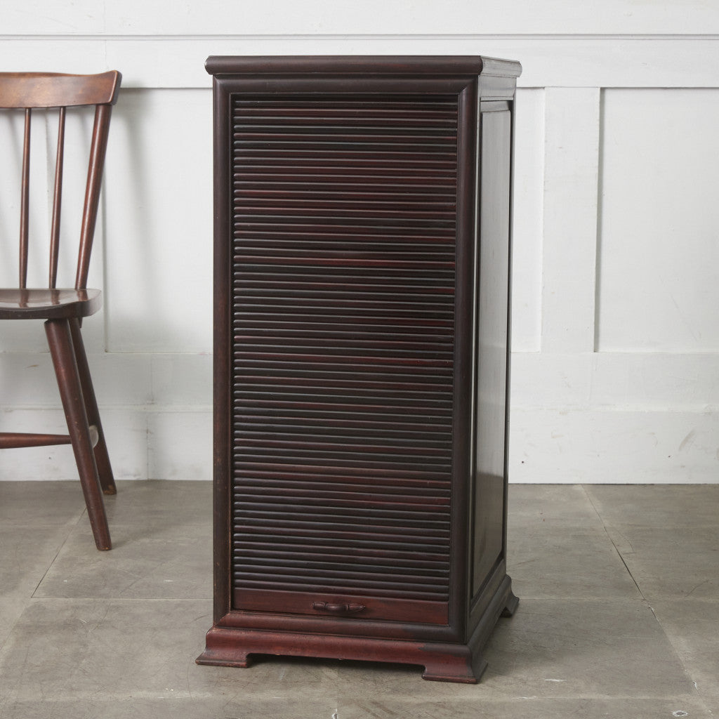 唐木 蛇腹扉 花梨材チェスト