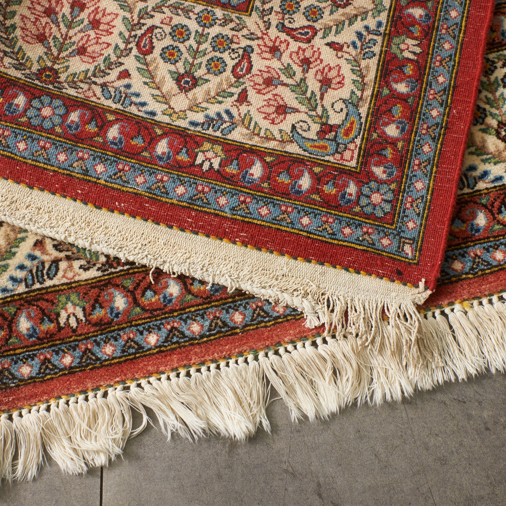 ウール製 手織り 絨毯