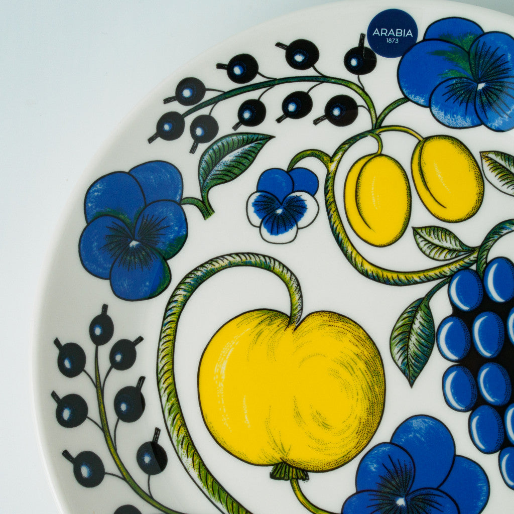 パラティッシ プレート 21cm ブルー&イエロー