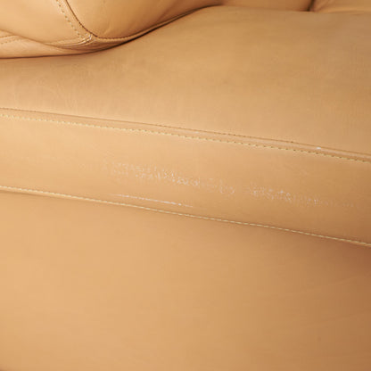 本革張り 1人掛けソファ