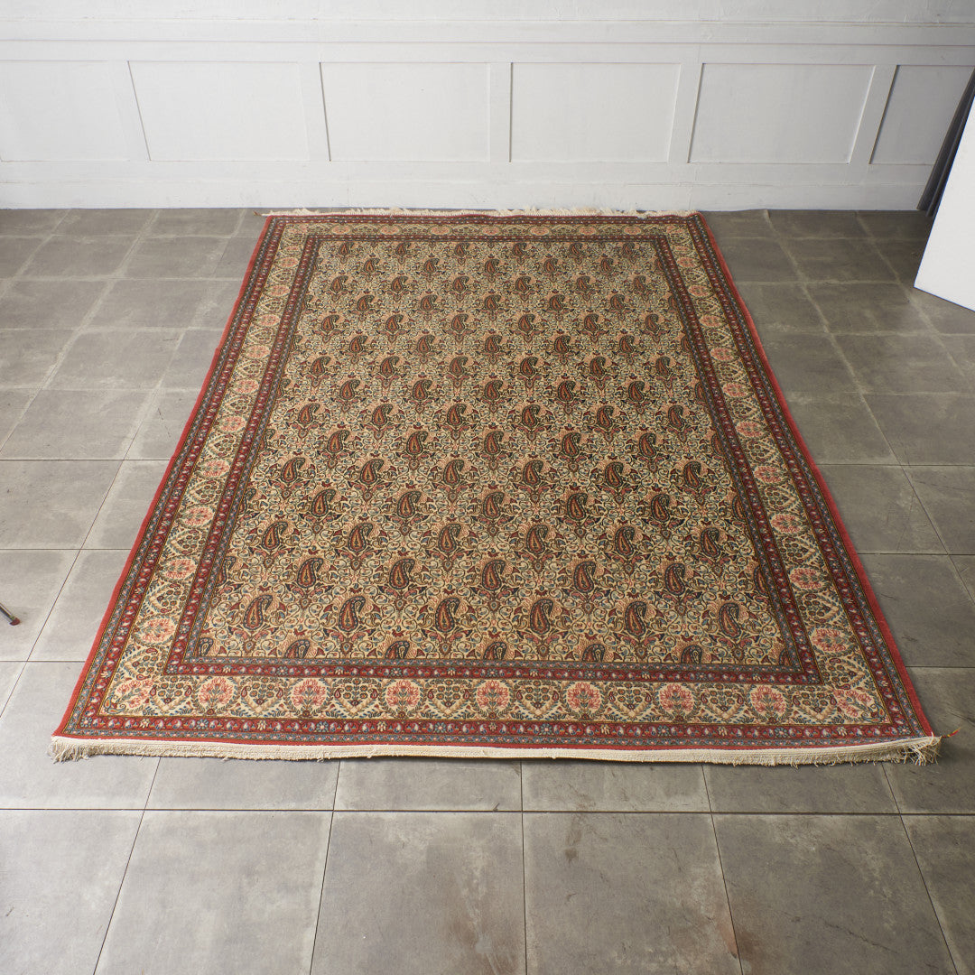 ウール製 手織り 絨毯