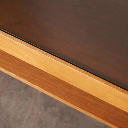 ヴィンテージ スモークガラストップ コーヒーテーブル