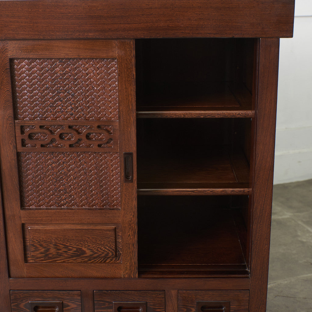 鉄刀木 水屋箪笥