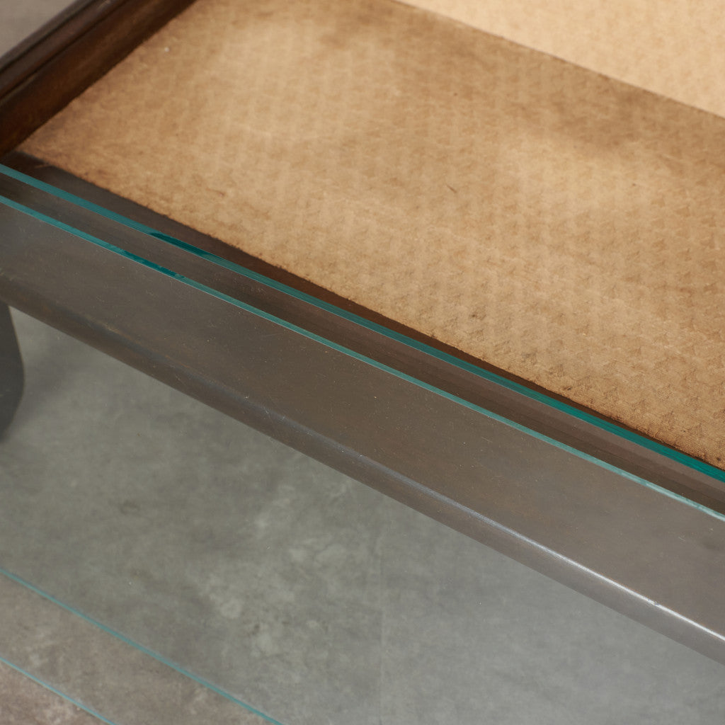 英国アンティーク ガラスキャビネット